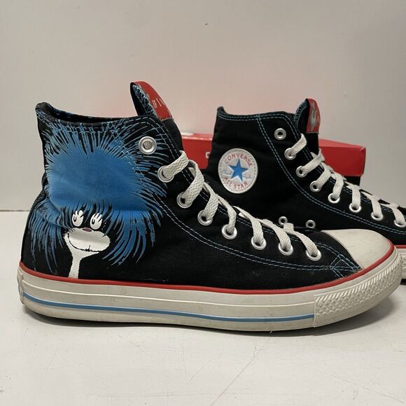 Converse Chuck Taylor Dr. Suess RARE Shoes If I Ran The Zoo - Mens Sz 9 Wmns 11 - Picture 1 of 11